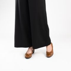 Giày da đế xuồng đính nơ 4,5p Kosu K-24422