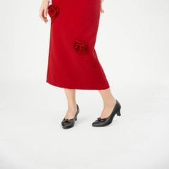Giày cao gót đính nơ 5cm Kosu K-25379