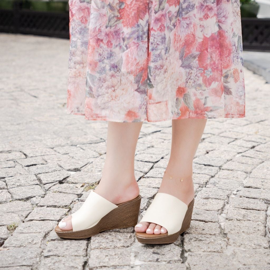 Dép nữ đế xuồng 8cm Kosu K-20970