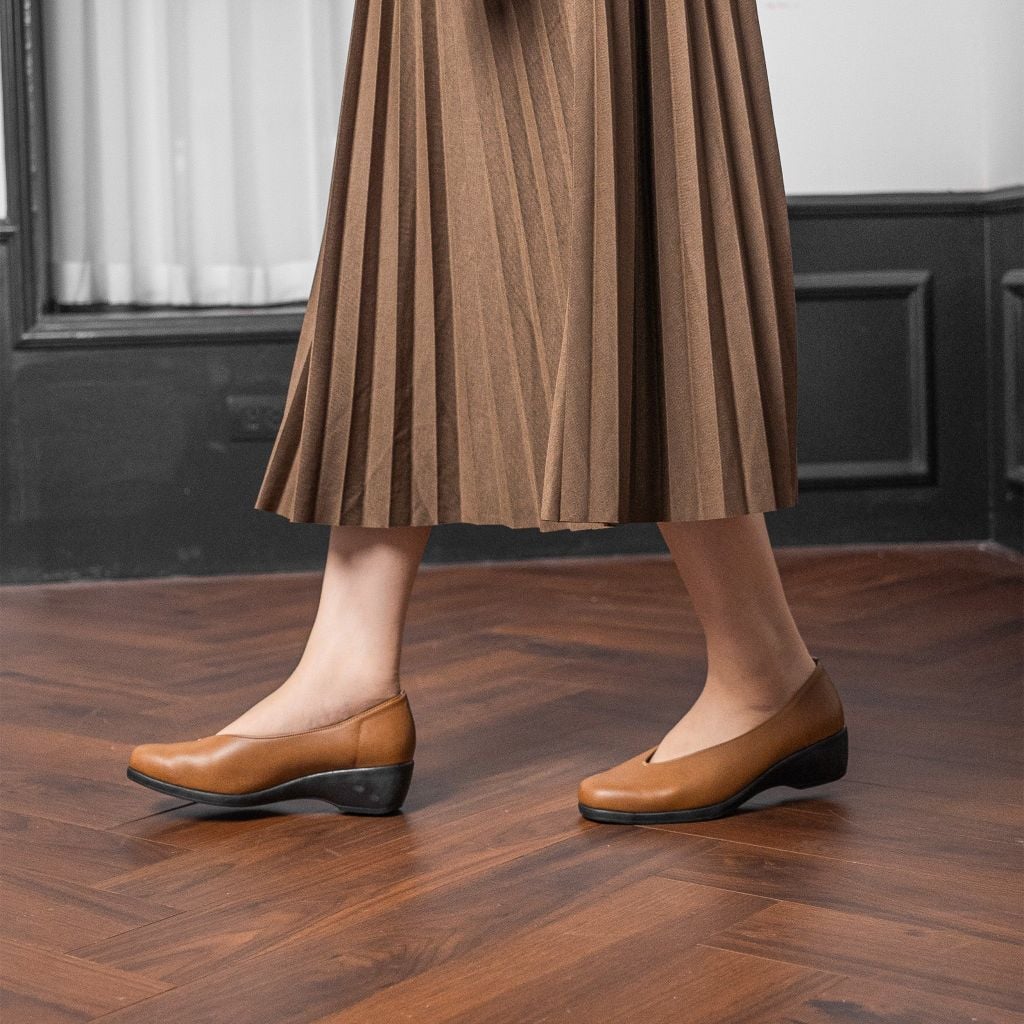Giày da nữ 3,5cm Kosu 2032