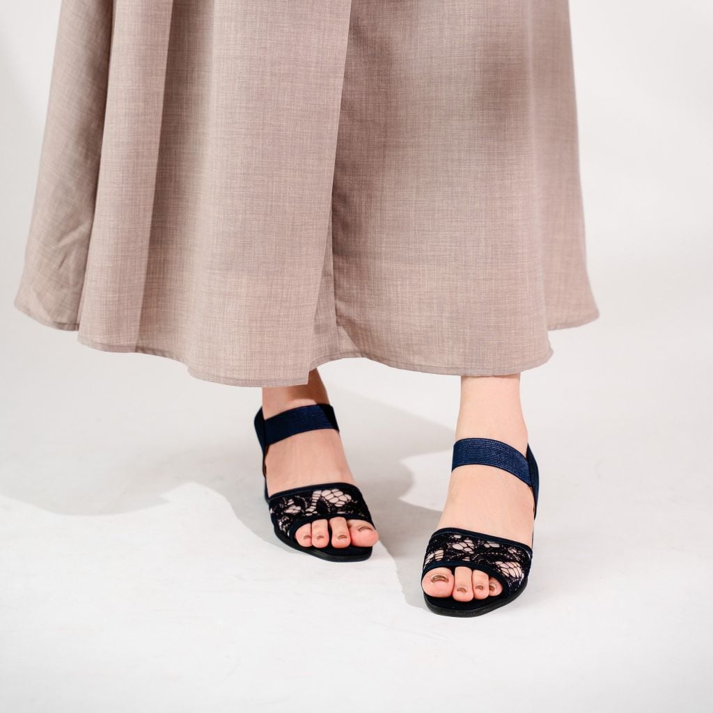 Sandal cao gót ankle strap 5,5cm Kosu K-25090