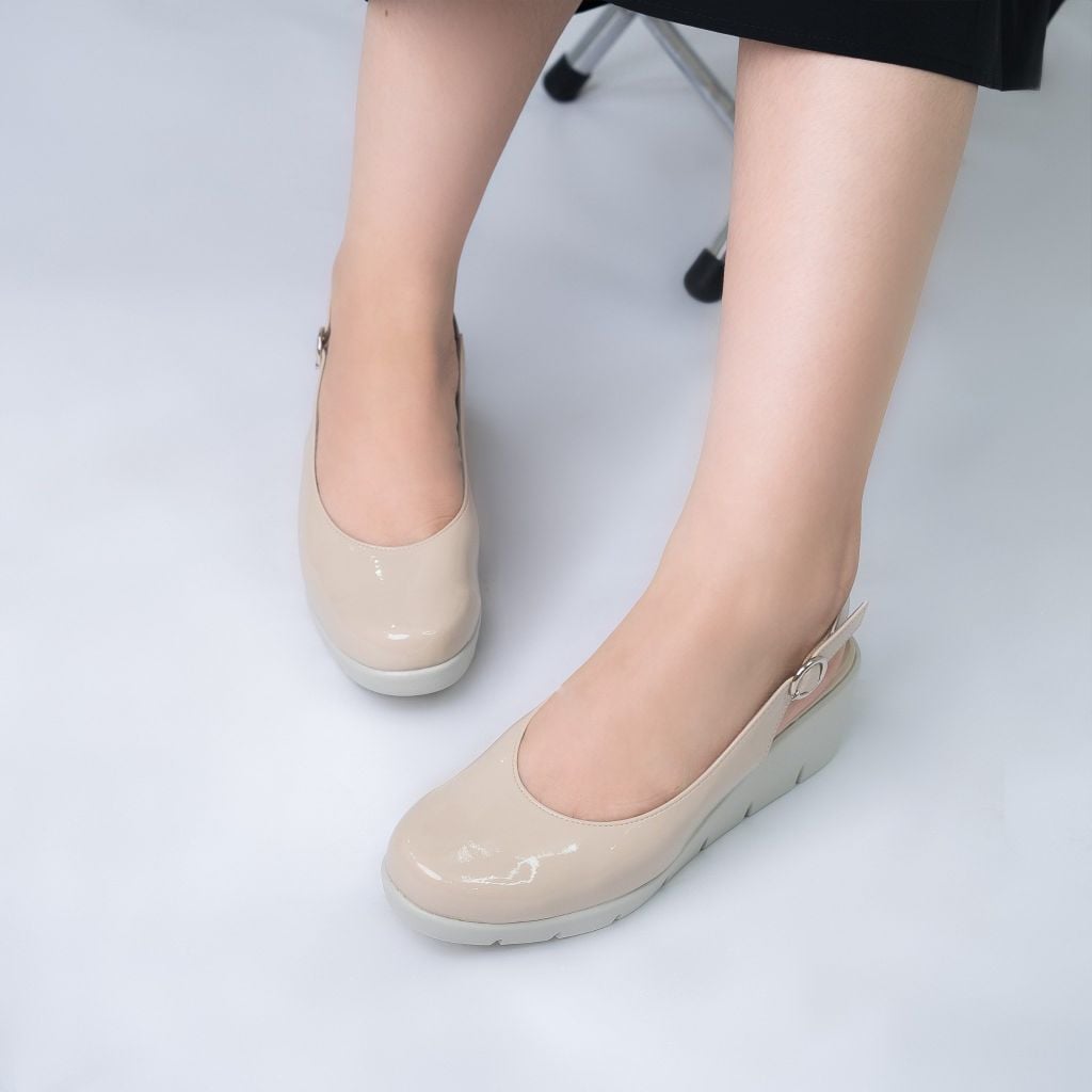 Giày da 5,5cm Slingback Kosu K-25661
