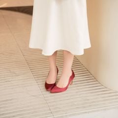 Giày cao gót satin Yuri 7,5cm Kosu K-25110