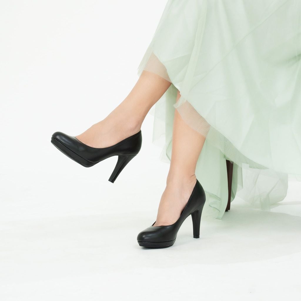 Giày cao gót mũi tròn Elia 9cm Kosu K-2660S