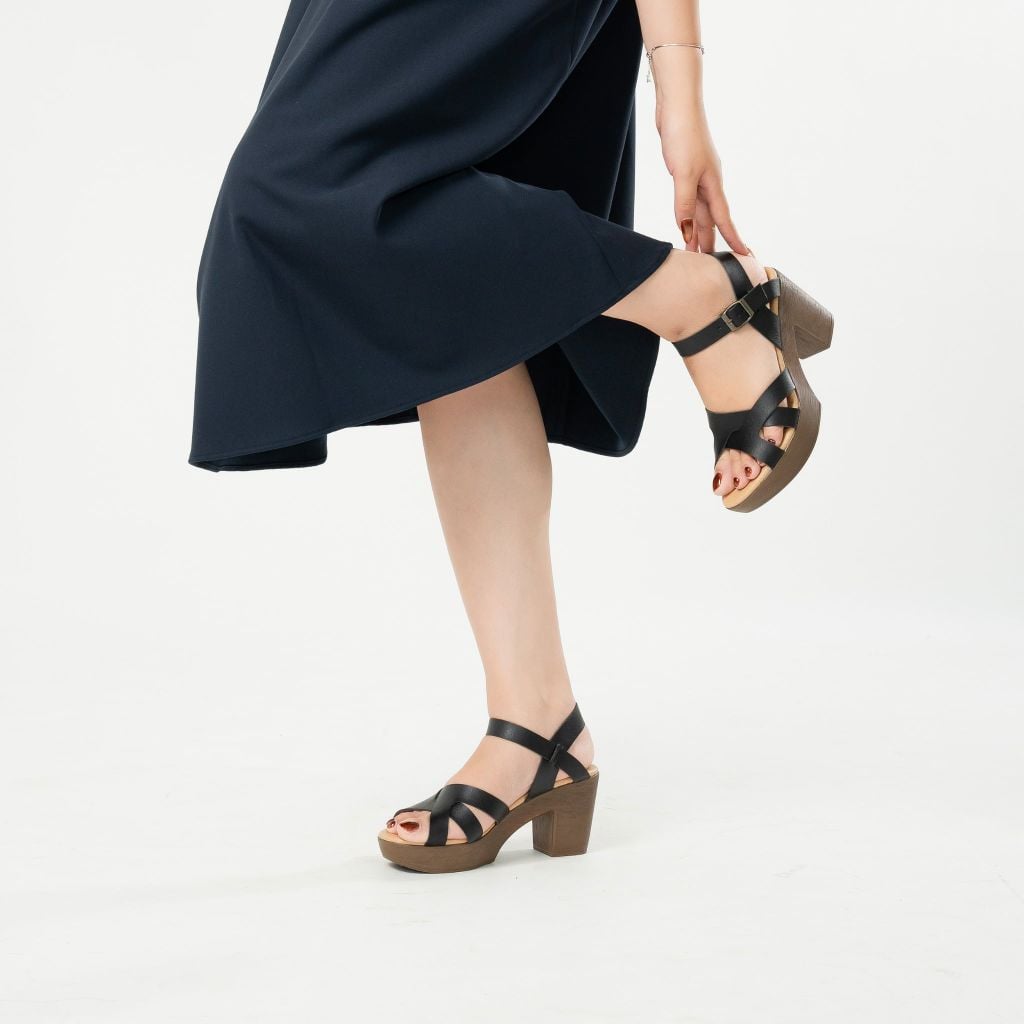 Sandal cao gót Ankle Strap 8cm Kosu K-26693