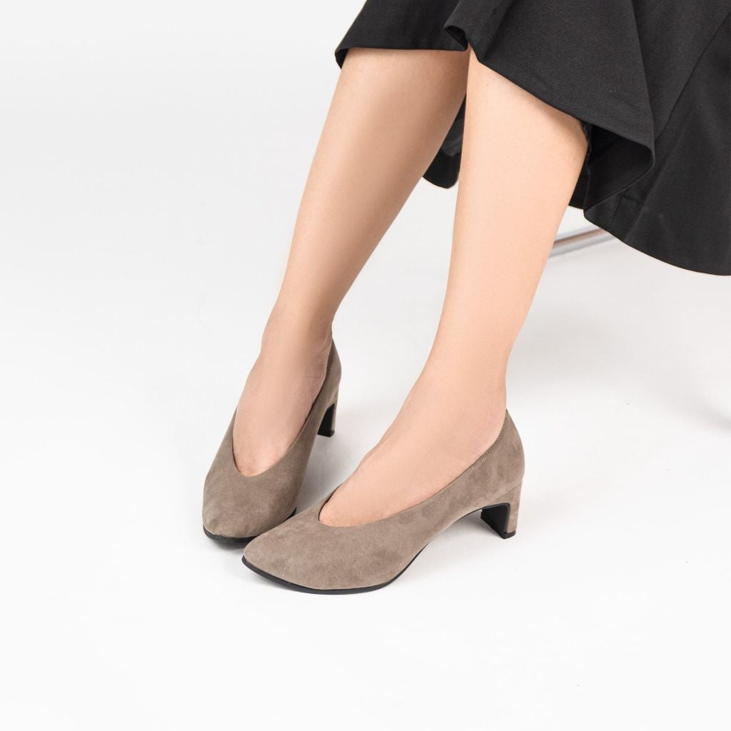 Giày cao gót da lộn 5,5cm Kosu K-25502