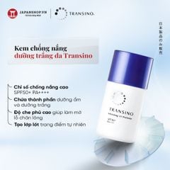 Kem chống nắng dưỡng trắng da Transino