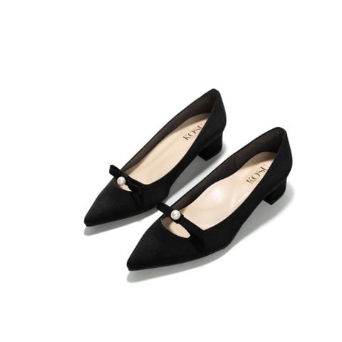 Giày c.gót đính ngọc Yuka 3,5cm Kosu K-2686S