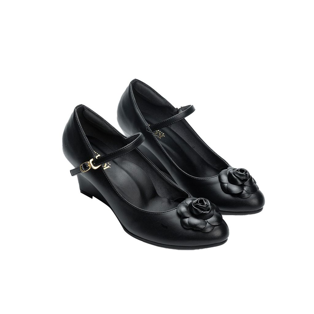 Giày da Cash Wedge đính hoa 7p Kosu K-24832