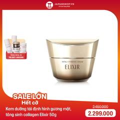 Kem dưỡng tái định hình gương mặt, tăng sinh collagen Elixir 50g