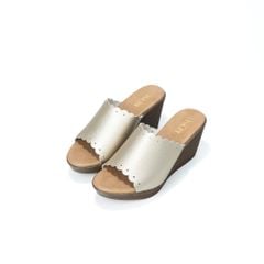 Dép đế xuồng viền hoa 8cm Kosu K-25M19
