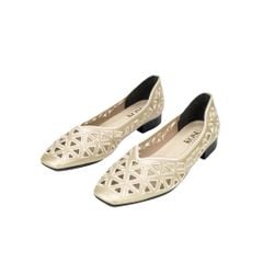 Giày bệt phối lưới thêu tay Kosu K-24772