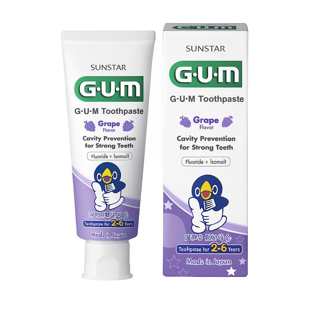 Kem đánh răng cho trẻ 2-6 tuổi Gum Sunstar 70g