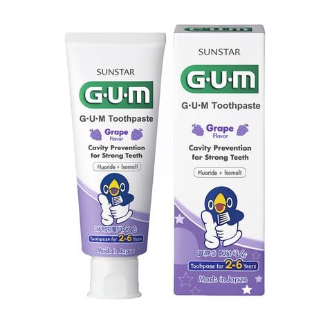 Kem đánh răng cho trẻ 2-6 tuổi Gum Sunstar 70g