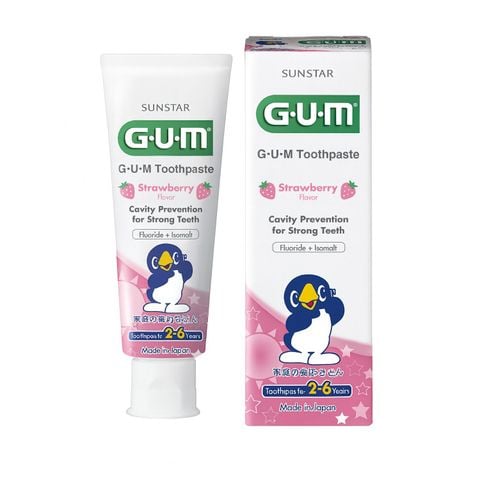 Kem đánh răng cho trẻ 2-6 tuổi Gum Sunstar 70g