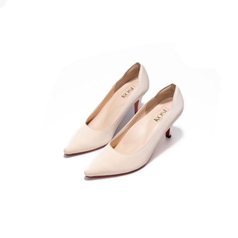 Giày cao gót satin Yuri 7,5cm Kosu K-2618S