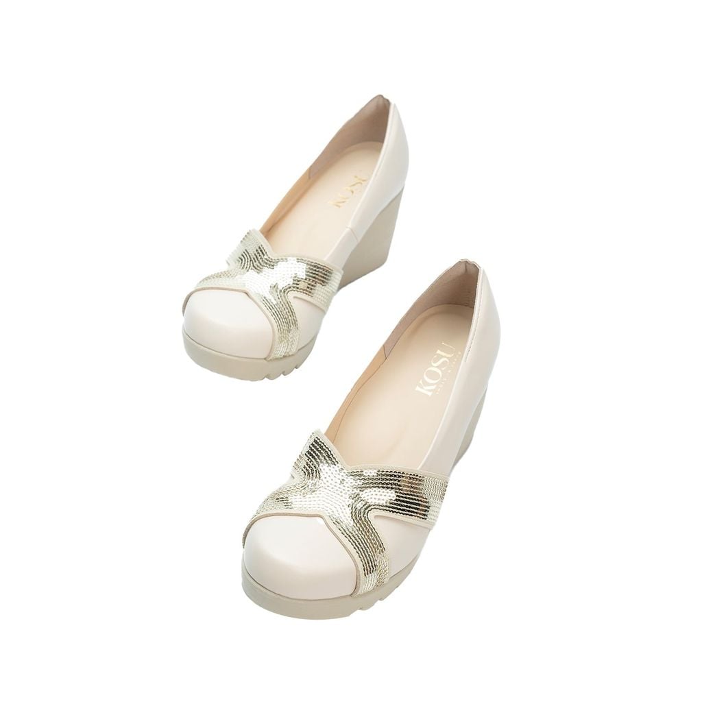 Giày da sequin 7cm Kosu K-24M23