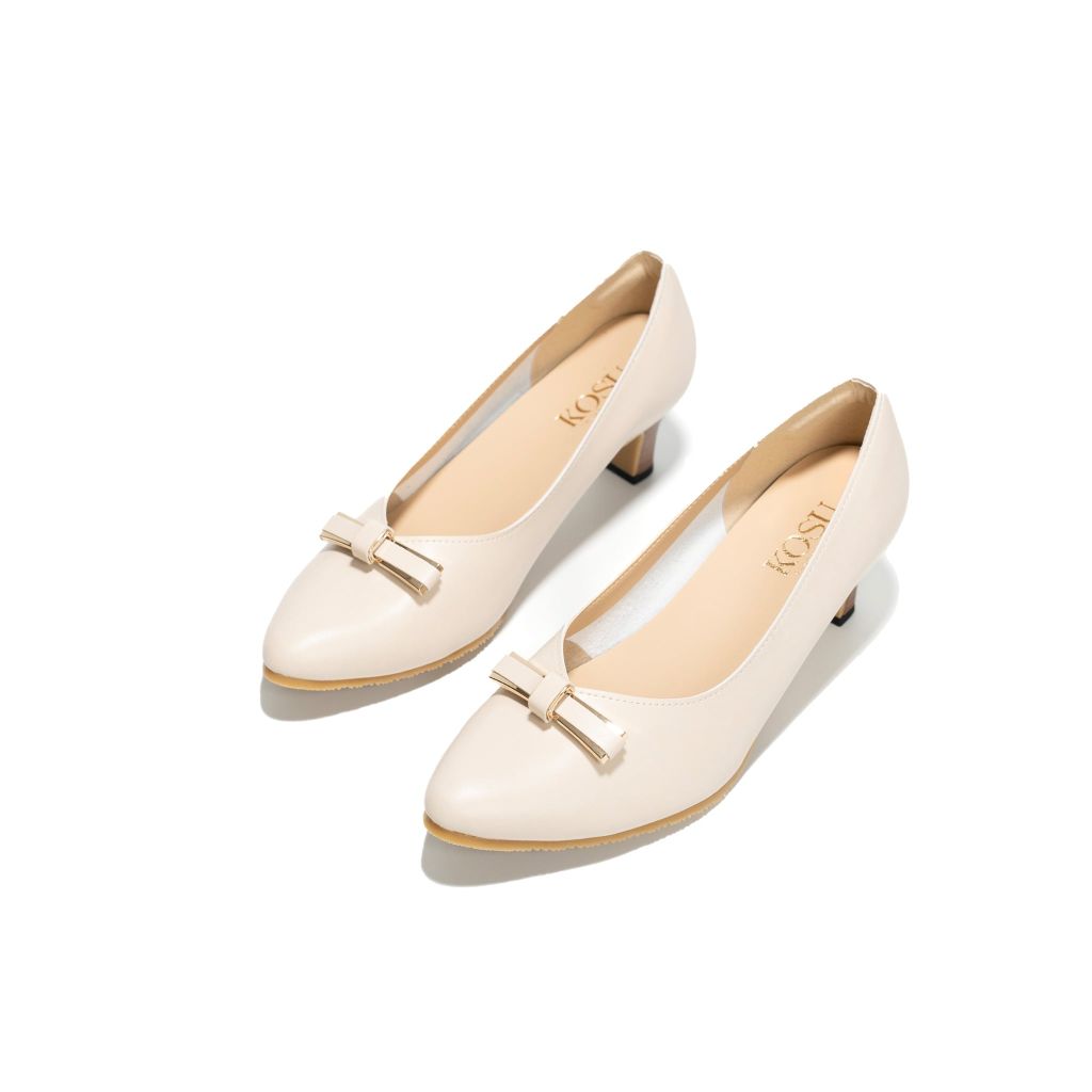 Giày cao gót đính nơ 5cm Kosu K-25379