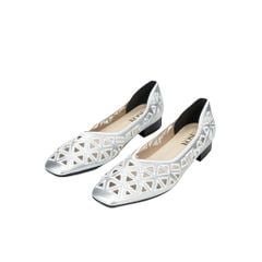 Giày bệt phối lưới thêu tay Kosu K-24772