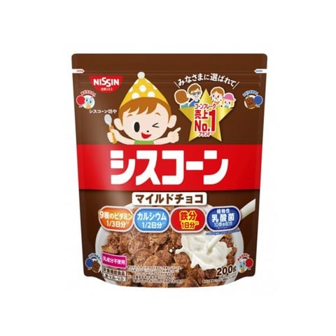 Ngũ cốc dinh dưỡng Nissin 200g- Vị chocolate