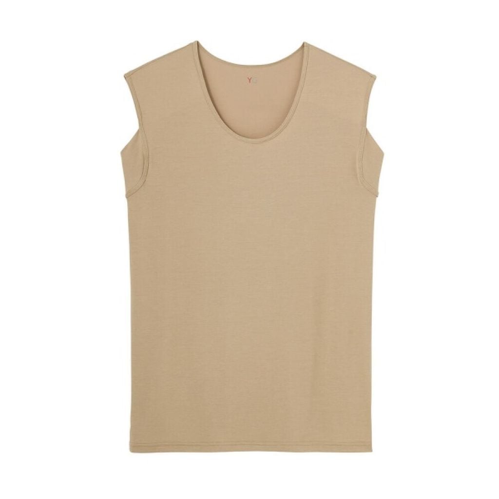 Áo ba lỗ nam cổ tròn thun lạnh YG Gunze YV9529