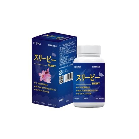 Viên uống hỗ trợ giấc ngủ Sleepy Fujina 80 viên