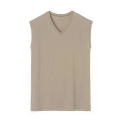 Áo ba lỗ nam cổ tim cotton YG Gunze YV9618