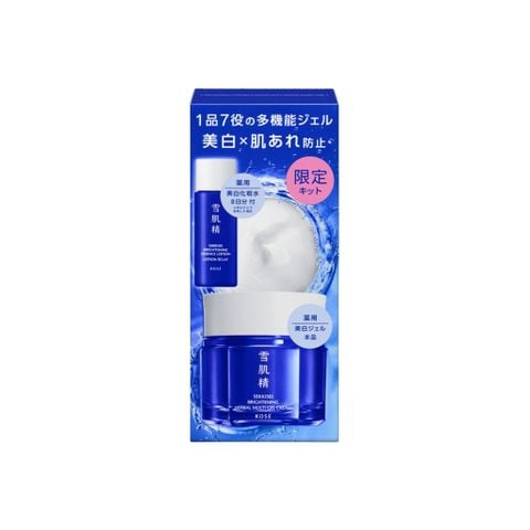 Set gel dưỡng ẩm và làm trắng da Kosé Sekkisei 80g