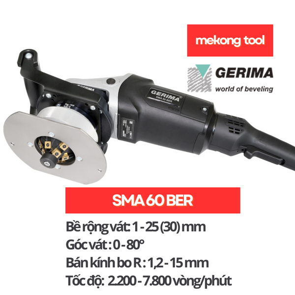 Máy vát tấm Gerima SMA 60 BER, Made in Germany