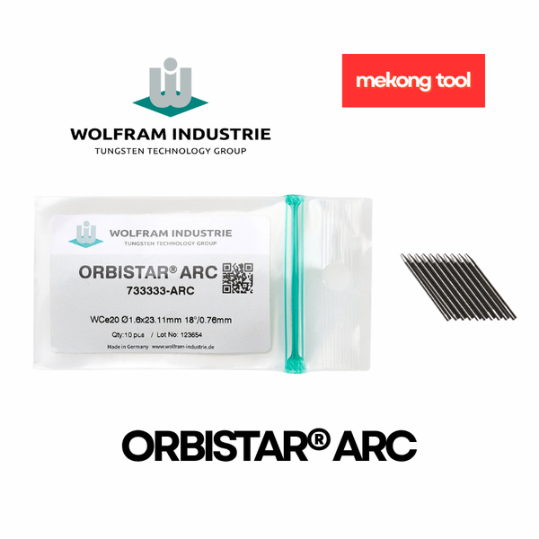 Điện cực kim hàn ORBISTAR® ARC, Wolfram Industrie