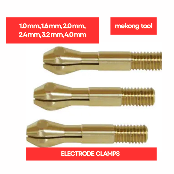 Inelco Grinders - Clamping clamps for tungsten electrodes - SET (diameter 1.0 mm, 1.6 mm, 2.0 mm, 2.4 mm, 3.2 mm, 4.0 mm) for the Ultima TIG series and for Neutrix