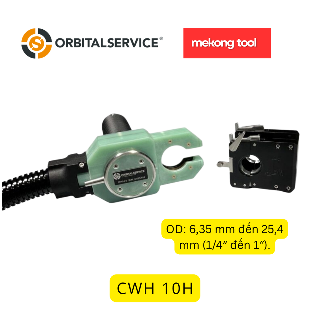 Đầu hàn ống tự động quỹ đạo CWH 10H, Orbitalservice