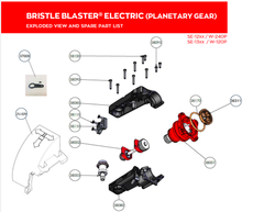 Bristle Blaster® Drive shaft of planetary gear (38002)