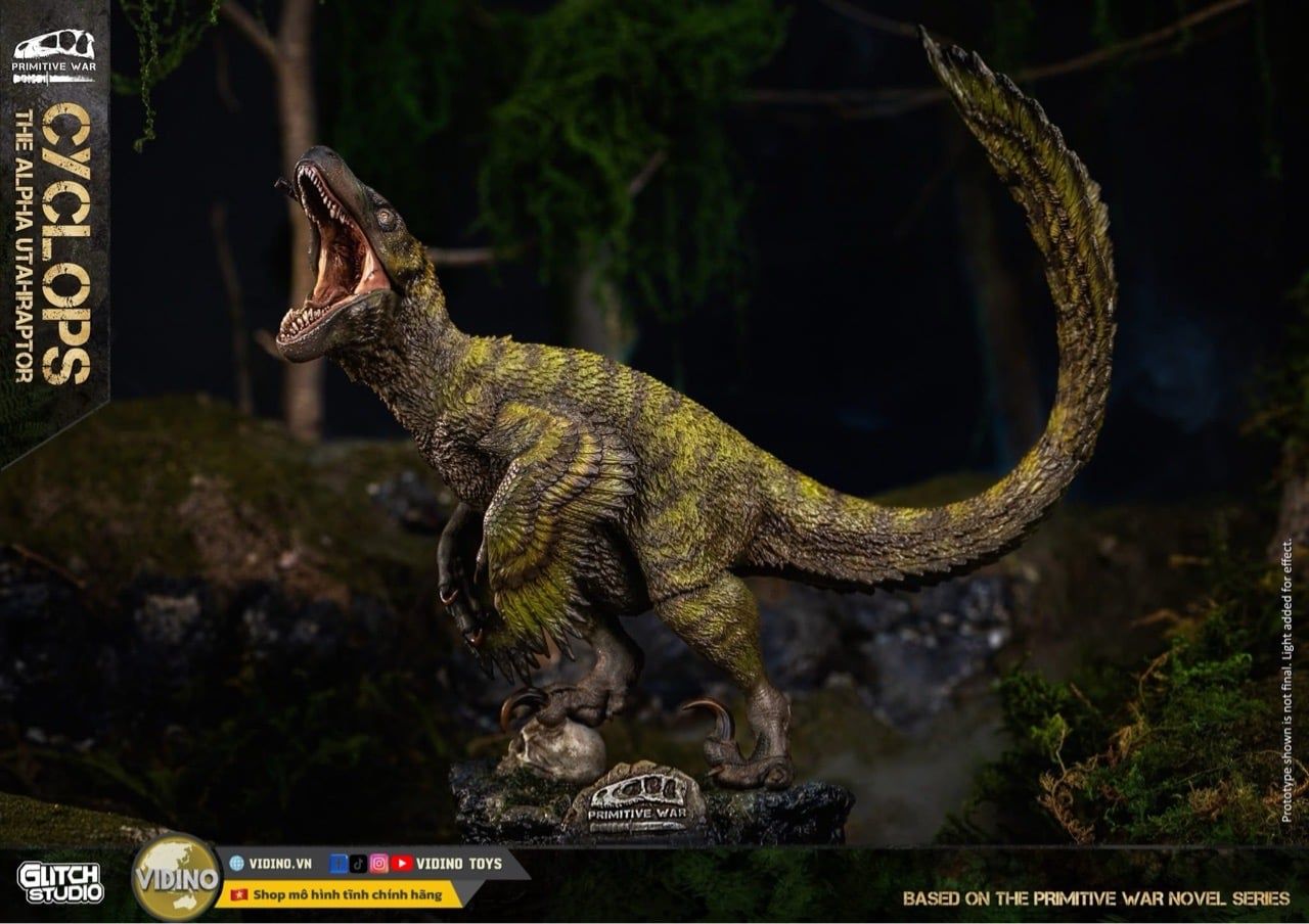  Mô hình Utahraptor Primitive War hãng Glitch tỷ lệ 1/20 | .. 