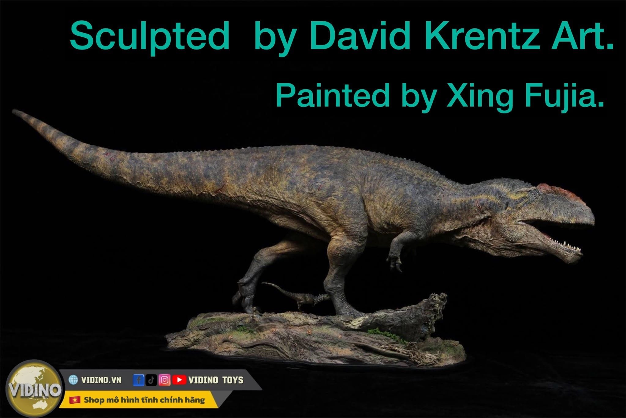  Mô hình khủng long răng cá mập Giganotosaurus Carolinii Scene Model Resin Statue By David Krentz | .. 