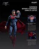  Mô hình Action Figure Superman  Dawn Of Justice chính hãng Inart studio tỷ lệ 1/12 | .. 