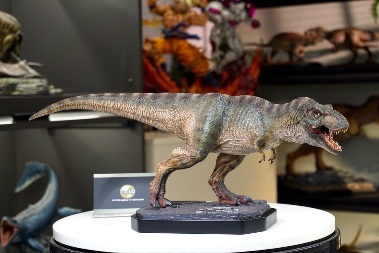  Mô hình T.rex ( Tyranosaurus)  Khủng long Bạo chúa Jurassic Park lostworld Wdragon studio tỷ lệ 1/35. 