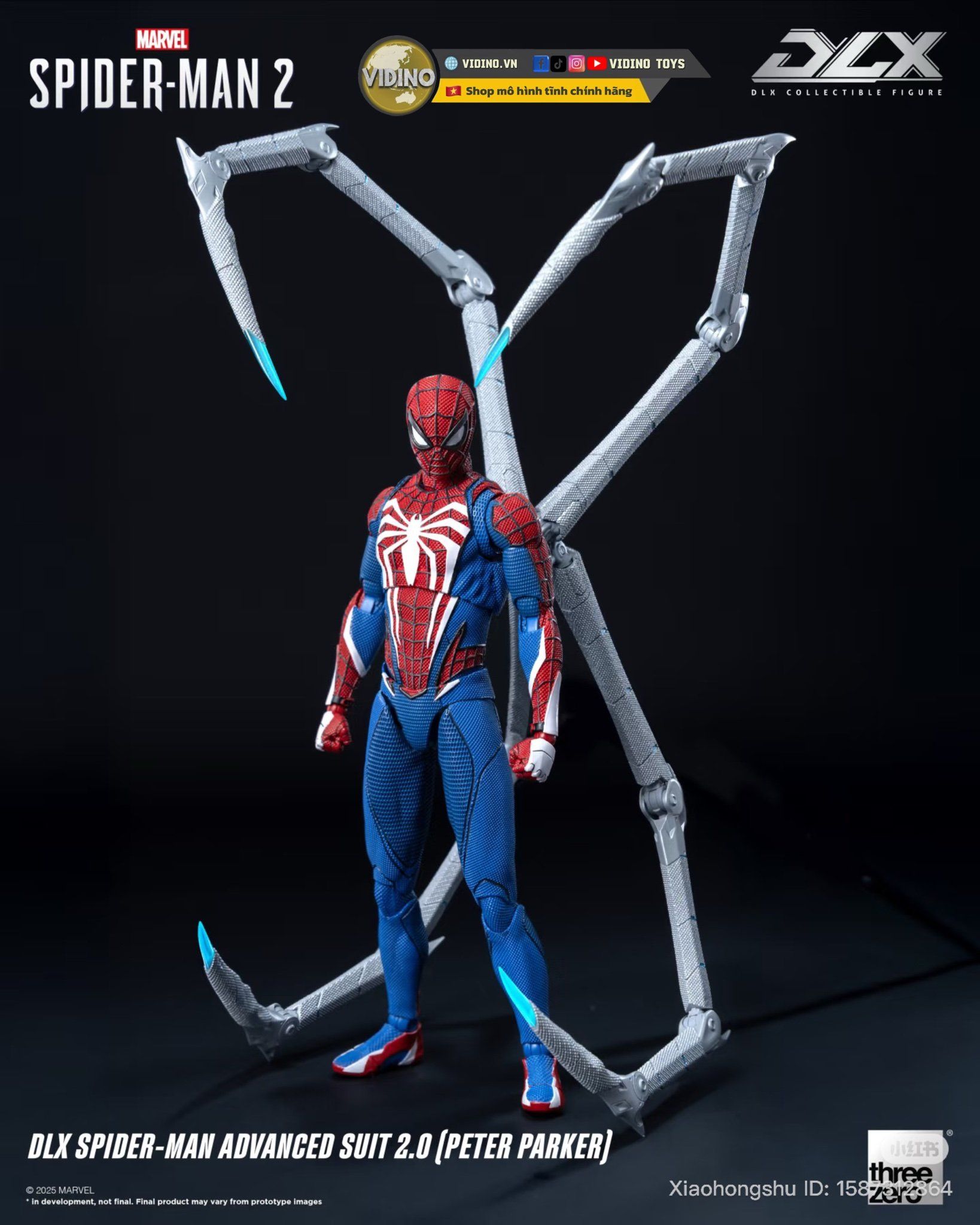  Mô hình Spider man DLX Threezero tỷ lệ 1:12. 