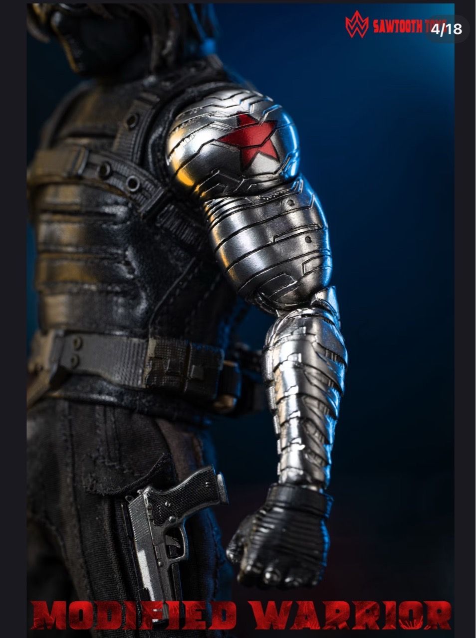  Mô hình chiến binh mùa đông winter soldier Sawtooth Toys studio 1/12 | 𝐕𝐈𝐃𝐈𝐍𝐎.𝐕𝐍. 