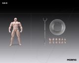  Mô hình Blank Male body 1/12 action figure inart Morfig studio. 