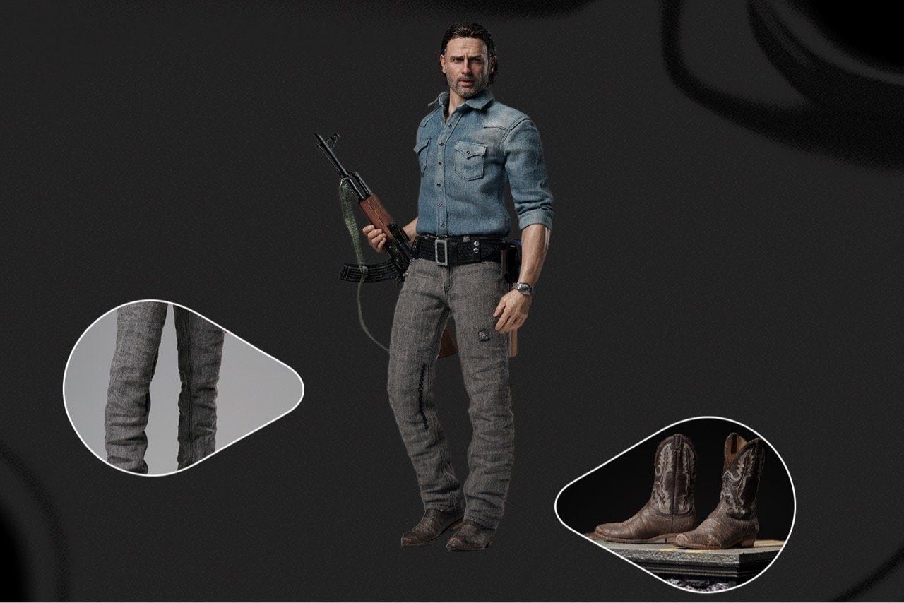  Mô hình The walking Dead Rick Grimes tỷ lệ 1/6 INART studio. 