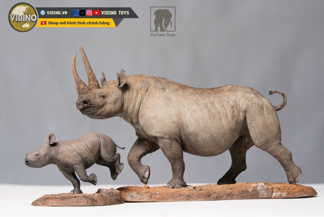  Mô hình Tê Giác Đen ZoaTusker Studio | 𝐕𝐈𝐃𝐈𝐍𝐎.𝐕𝐍. 