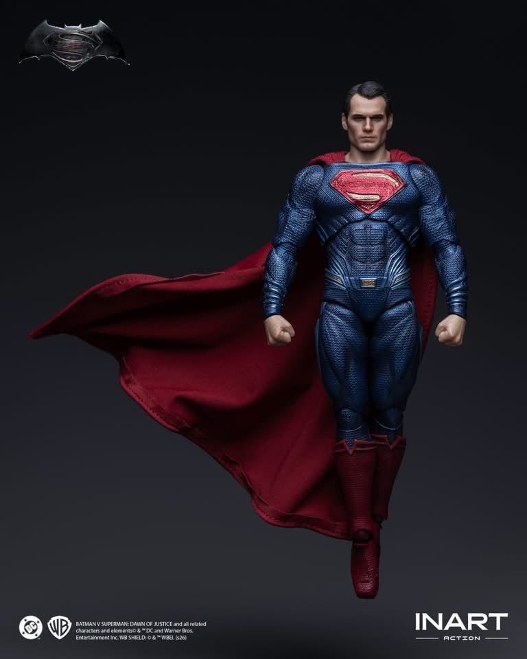  Mô hình Action Figure Superman  Dawn Of Justice chính hãng Inart studio tỷ lệ 1/12 | .. 