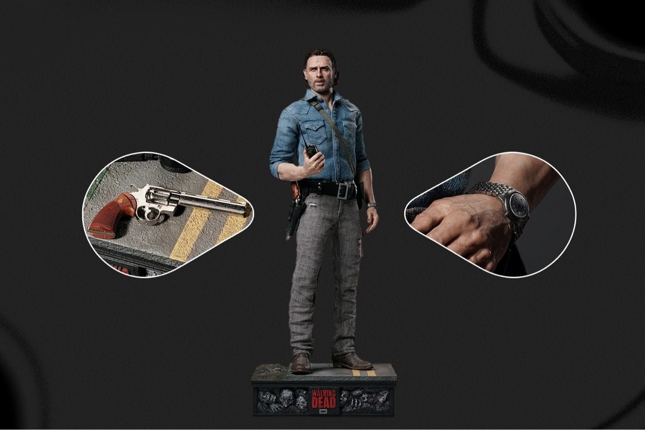  Mô hình The walking Dead Rick Grimes tỷ lệ 1/6 INART studio. 