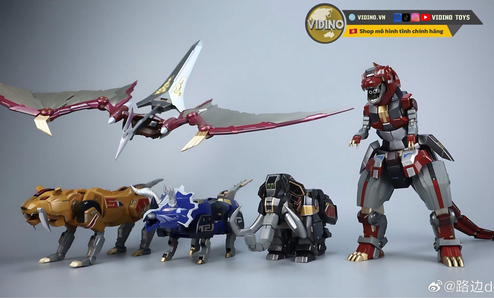  Mô hình Dino Megazord power ranger ZL-01 