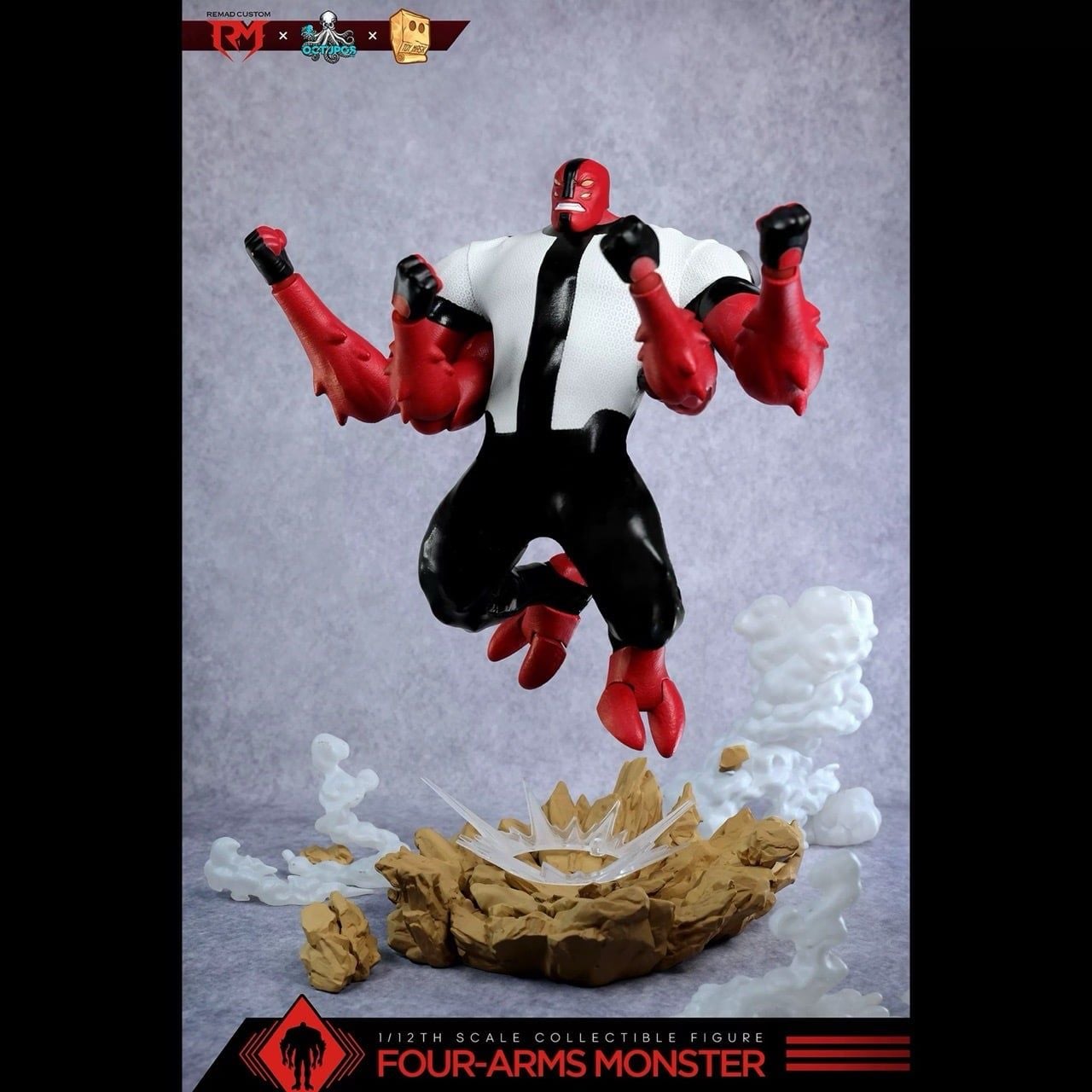  Mô hình Ben 10 Four Arms REMAD X Octopus Toys  tỷ lệ 1/12 | 𝐕𝐈𝐃𝐈𝐍𝐎.𝐕𝐍. 