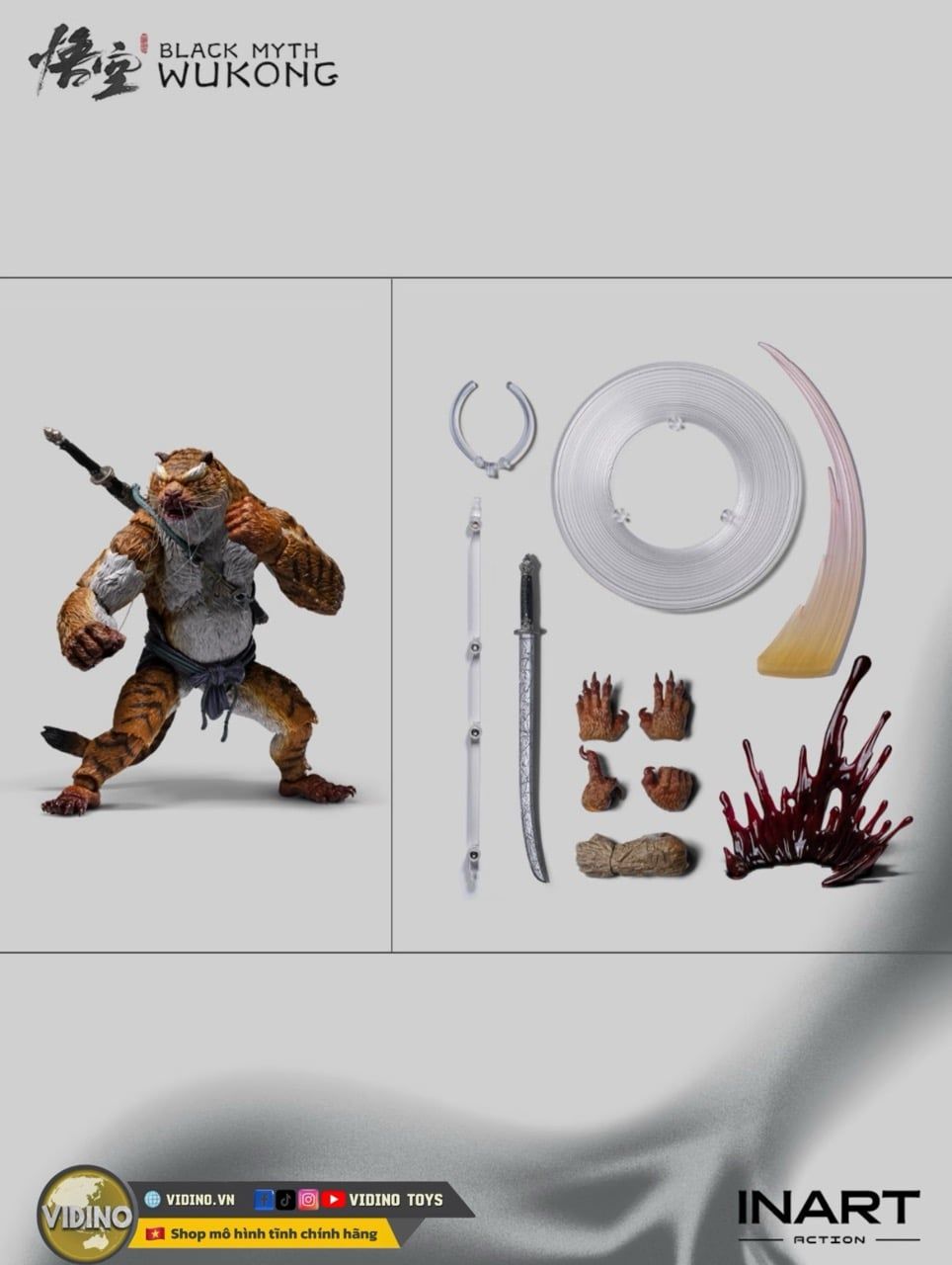 Mô hình Hổ Tiên Phong Tiger VanGuard chính hãng Inart studio tỷ lệ 1/12 | .. 
