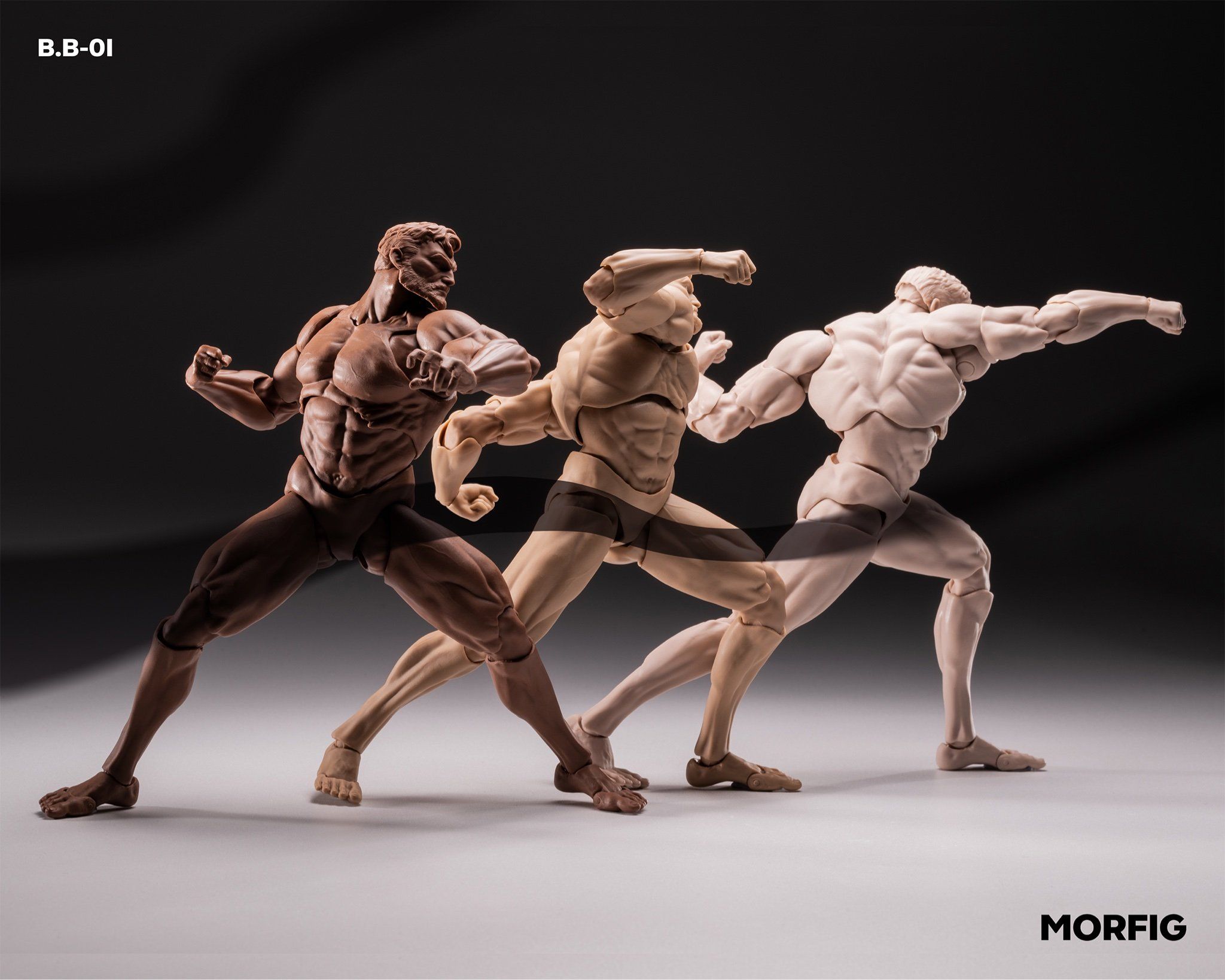  Mô hình Blank Male body 1/12 action figure inart Morfig studio. 