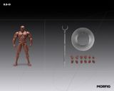  Mô hình Blank Male body 1/12 action figure inart Morfig studio. 