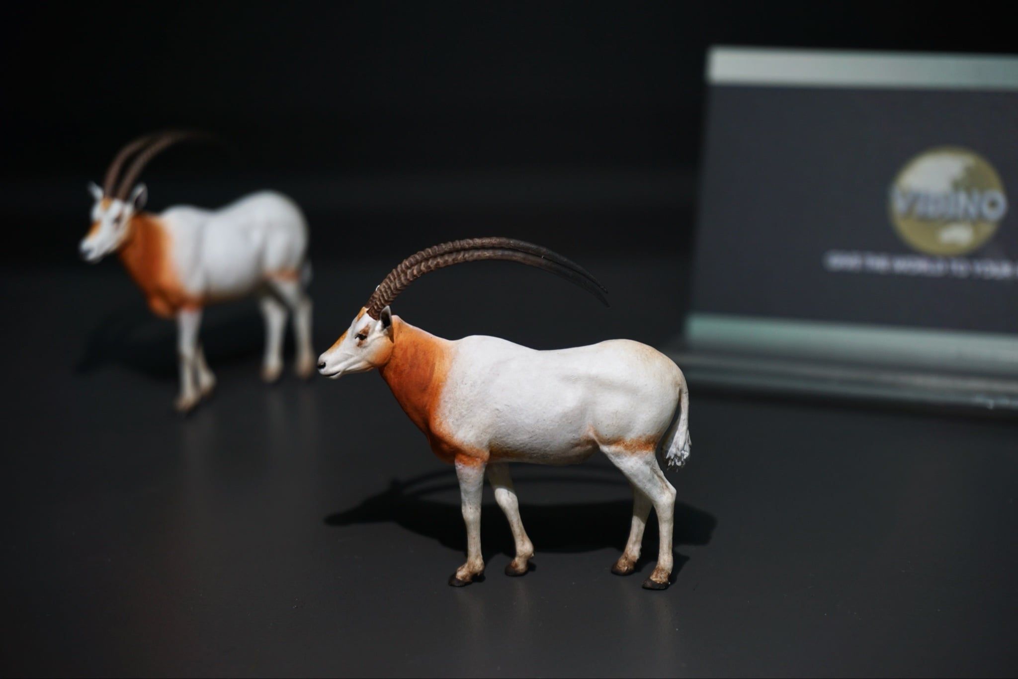  Mô hình linh dương trắng sừng mác scimitar oryx Tallrhino studio tỷ lệ 1/35. 